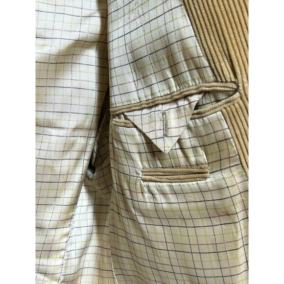 Romania Tan Corduroy Sports Jacket  Size 42 Vintage With Elbow pads - Picture 8 of 13